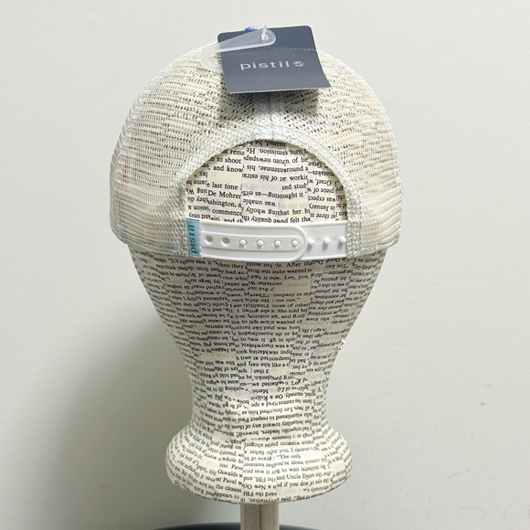 Pistil Blue Orange Gray Mckinley Mountains Mesh Snap Back Womens Trucker Cap O/S - Picture 5 of 11